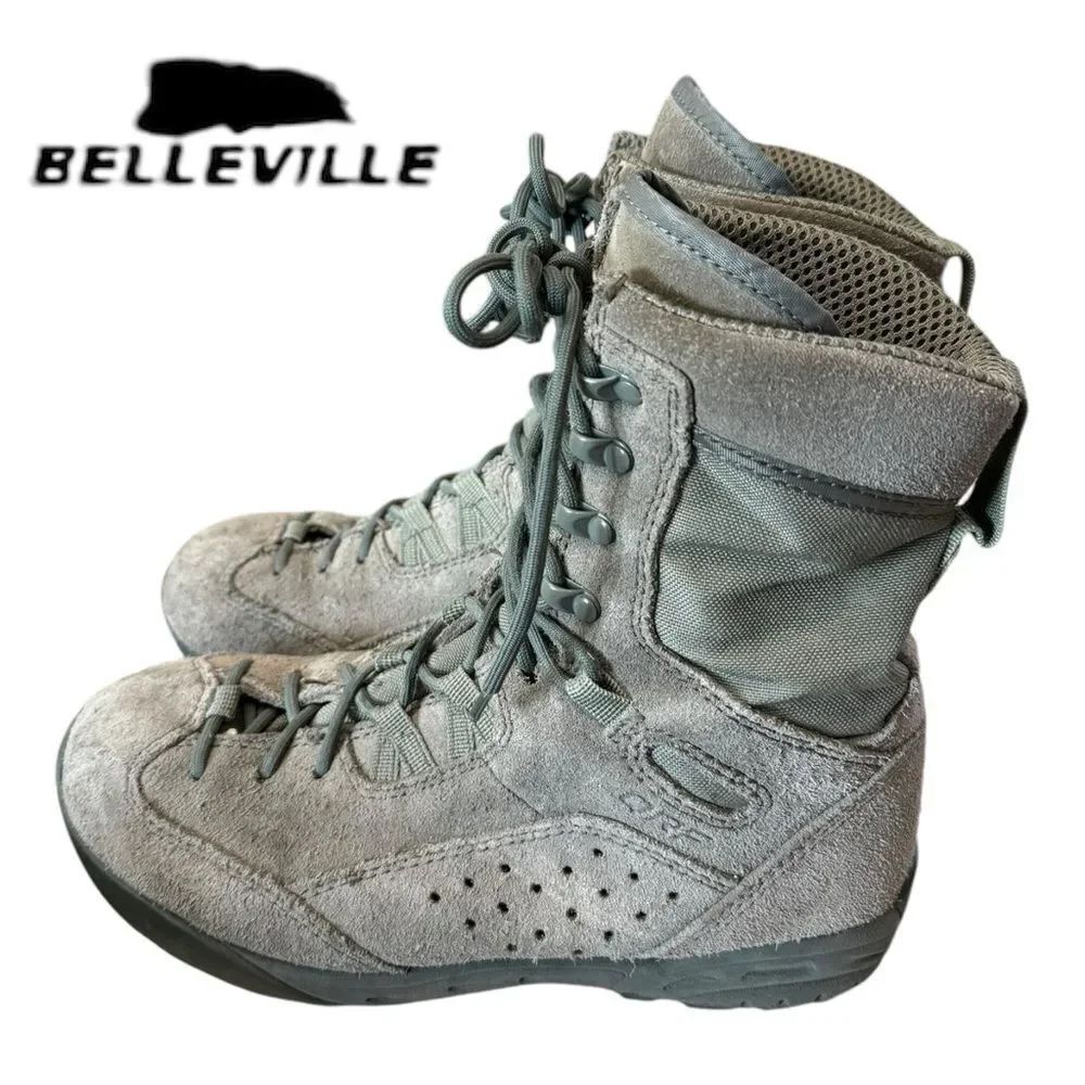 Belleville QRF Alpha S9 Hot Weather Assault Sage Leather Tactical Boots 7.5